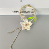 Impression Pack of 12 Pcs  Flower Style  Hair Claw  Clip Beads Clamp Hair Clip